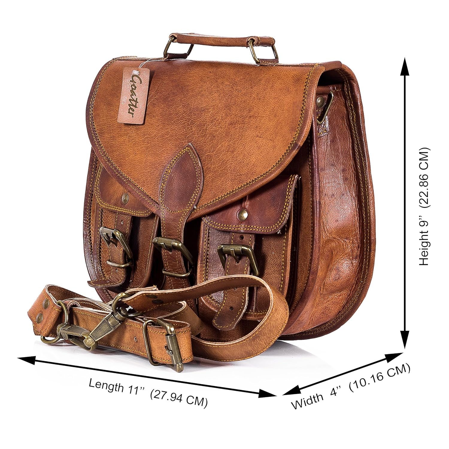 goatter orignal leather girls and women stylish sling bag,