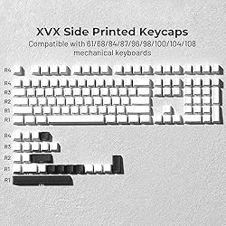 HITIME XVX Bow Keycaps, Side Print PBT Keycap