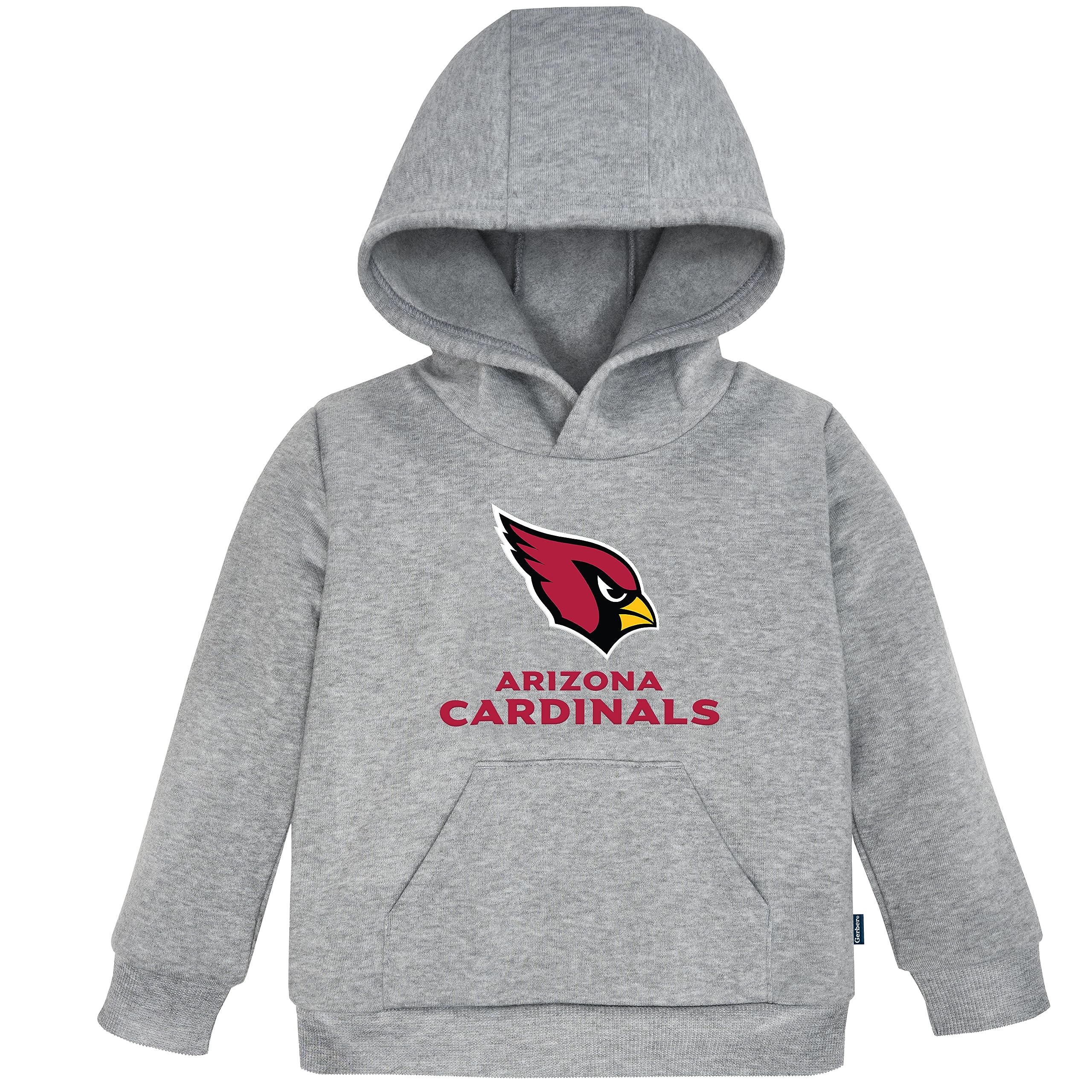 Gerber NFL Toddler Boys' Fleece Hoodie, Arizona Cardinals, 4T Image