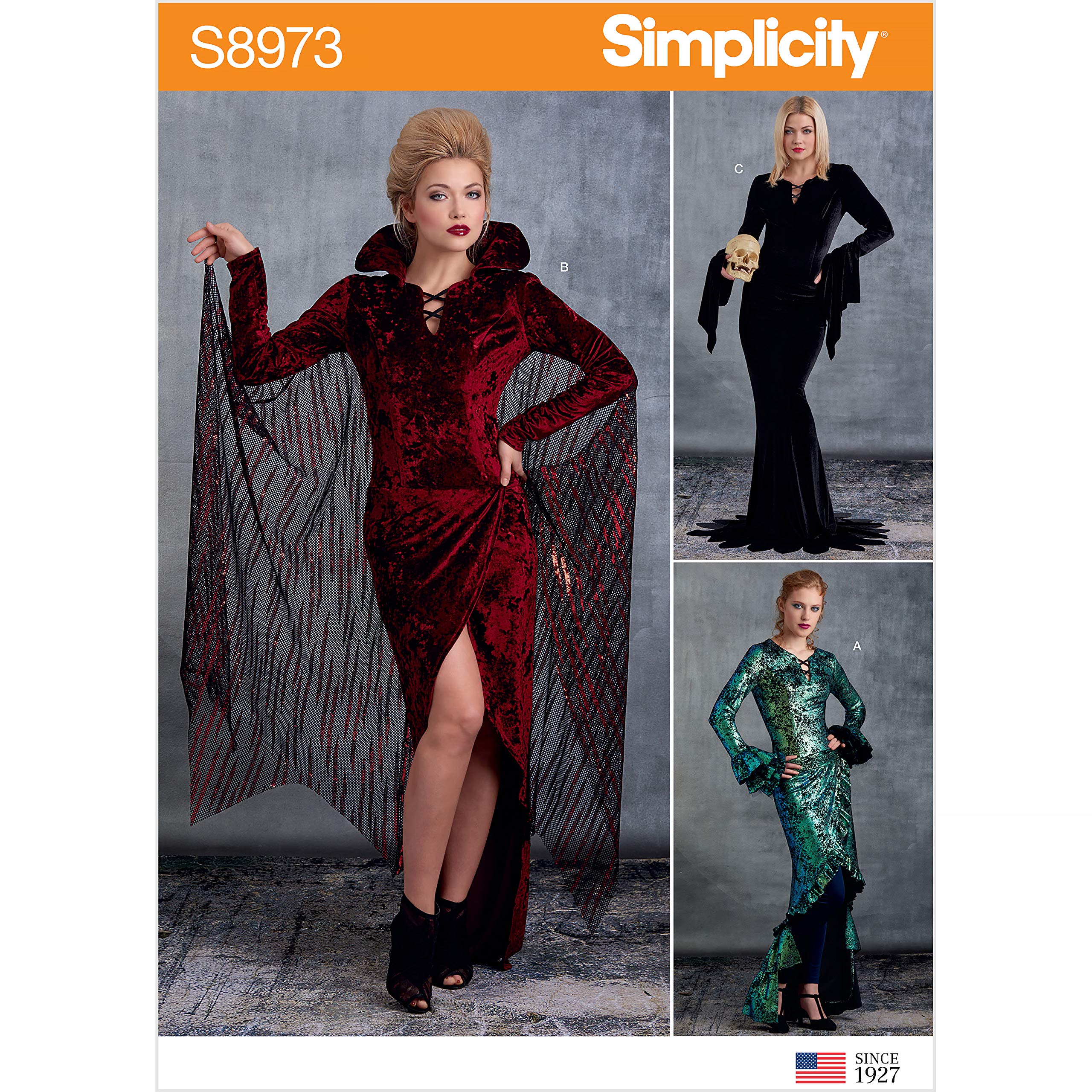 Simplicity Sewing Pattern S8973 Misses' Halloween Costume