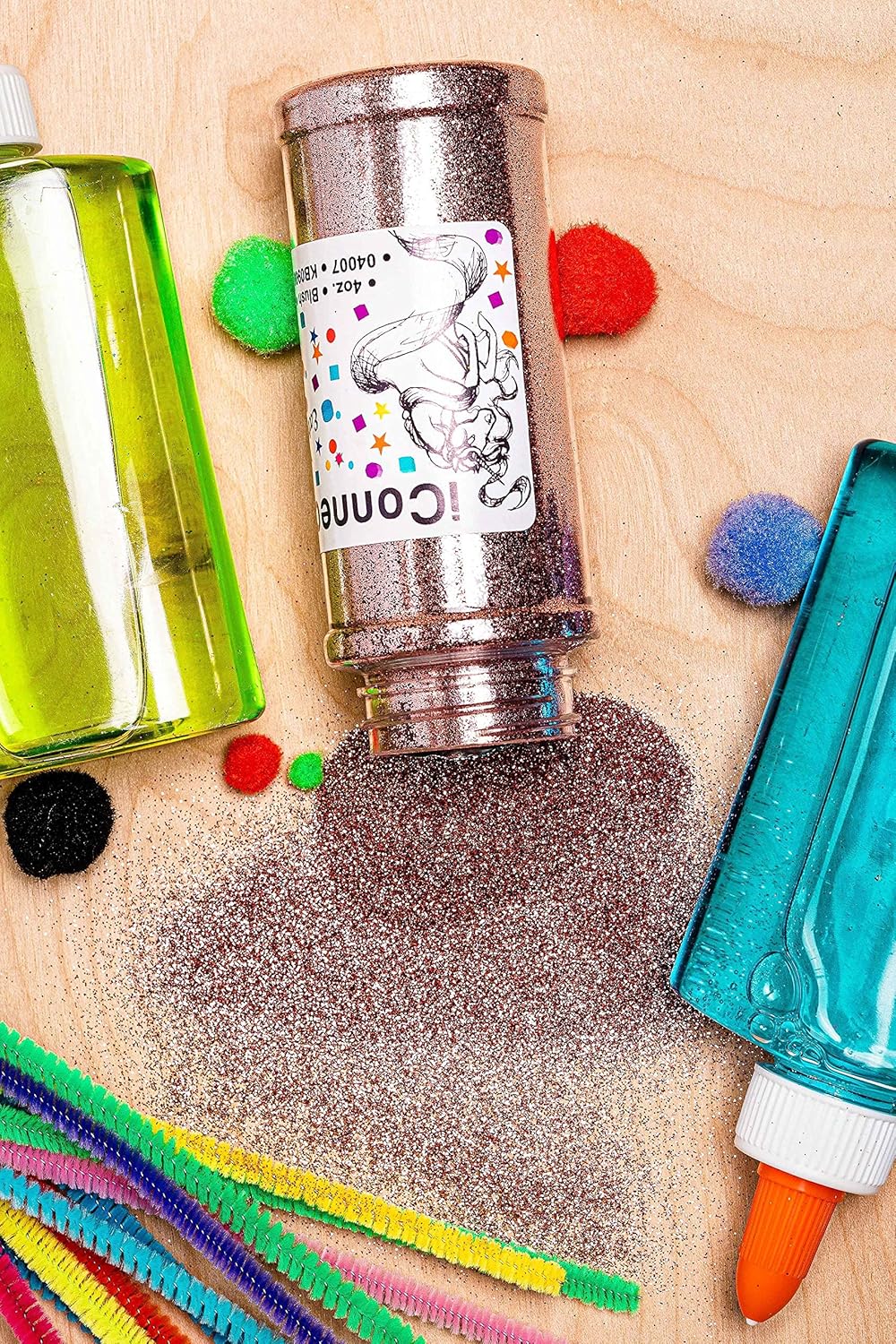 Amazon Com Iconnectwith Glitter Blush Rose Gold Extra Fine Polyester Glitter Multi Use For Crafts Decorations Nail Art Makeup Tumblers Resin Art And Diy Projects Kitchen Dining