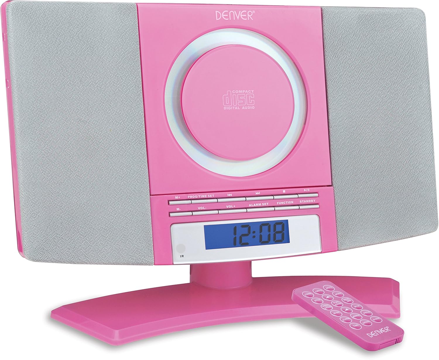 Denver MC5220 Pink CD player, wall mountable micro Amazon.co.uk