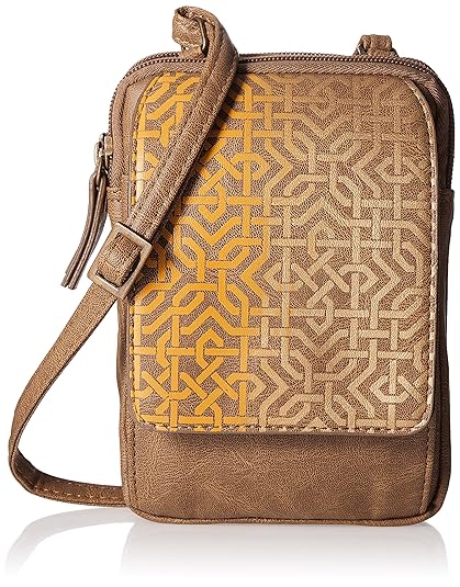 Baggit Womens Sling Bag (Mustard)