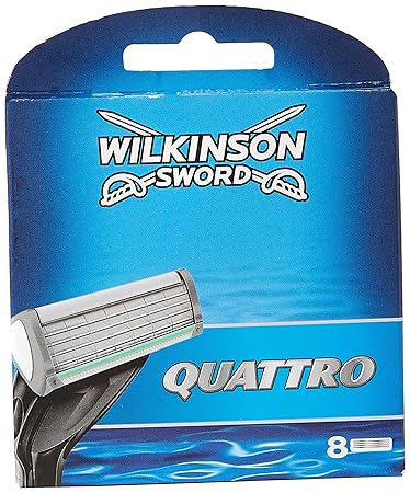 Wilkinson Sword Systems Quattro Men's Razor Blade Refills x 8: Amazon