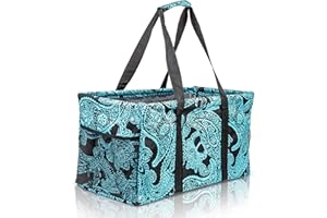 Lucazzi Extra Large Utility Tote Bag - Oversized Collapsible Pool Beach Canvas Basket