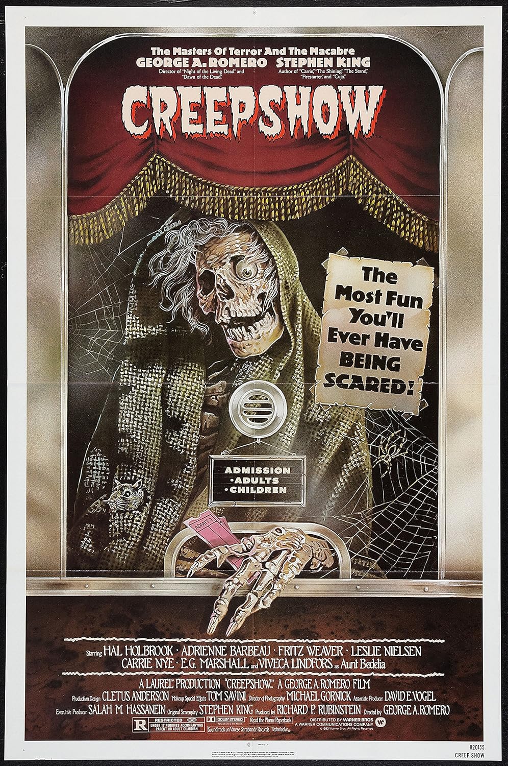 CREEPSHOW original 1982 27x41 one sheet movie poster CREEPSHOW original 1982 27x41 one sheet movie poster