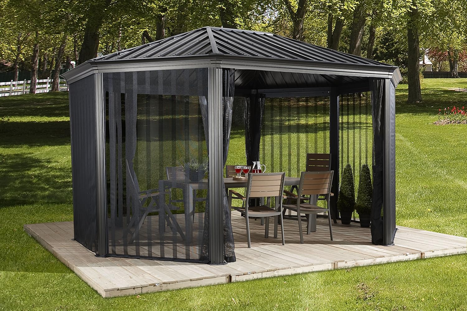 Pergola hierro galvanizado 【TOP 2021】 | Las mejores pérgolas del mercado.