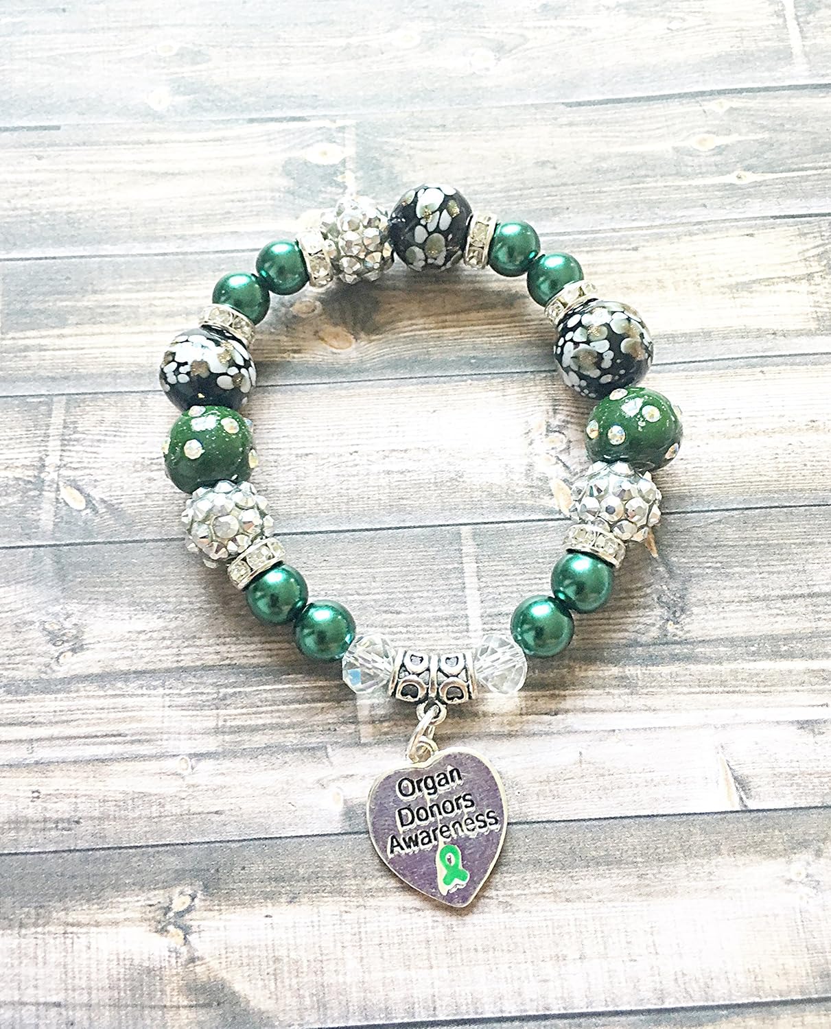 Organ Donation Awareness Bracelet Handmade