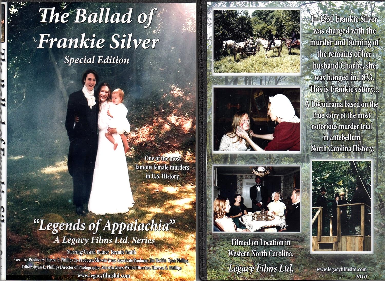 The Ballad of Frankie Silver (Special Edition) Movie DVD