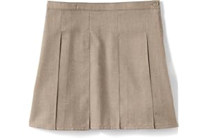 Lands' End School Uniform Girls Solid Box Pleat Skirt Top of Knee