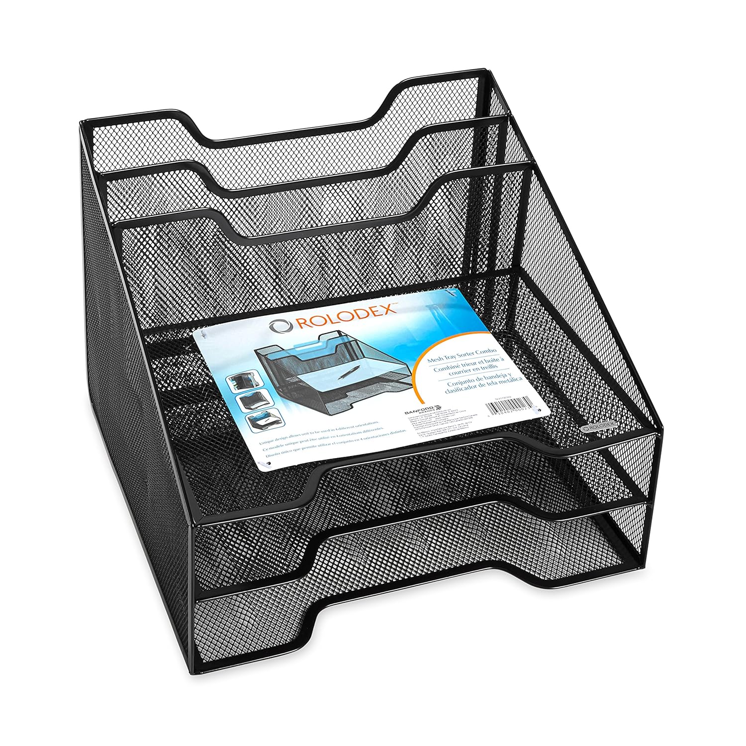 Rolodex Mesh Collection Stacking Sorter Letter Trays & Stacking