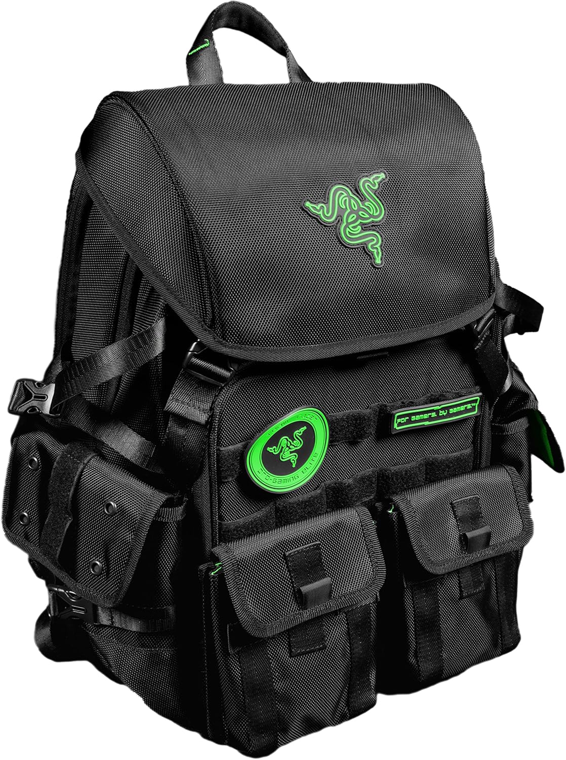 Razer Tactical Pro 17.3" Rucksack Black, Green Laptop Bags (Backpack