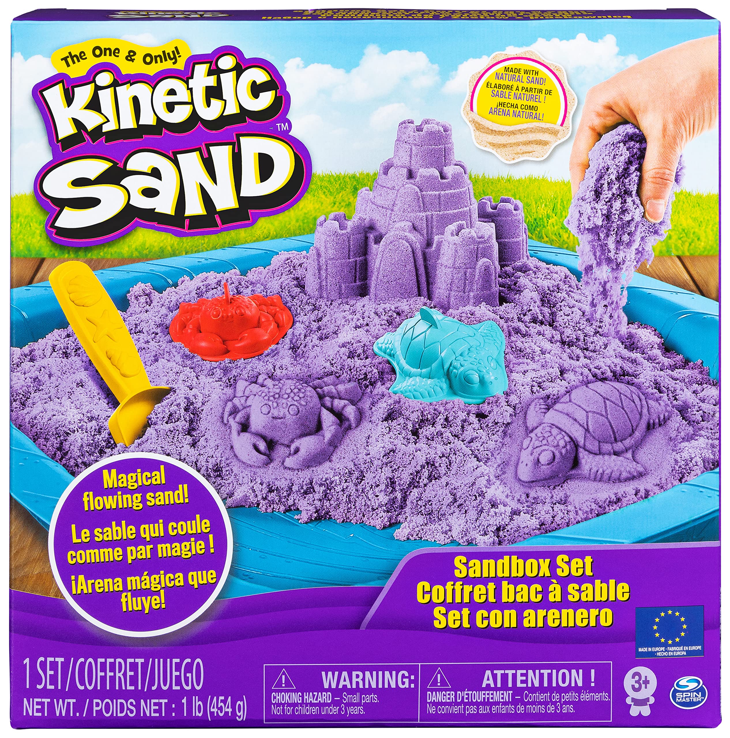 Kinetic Sand Spin Master Purple Sandbox Set (20106638)