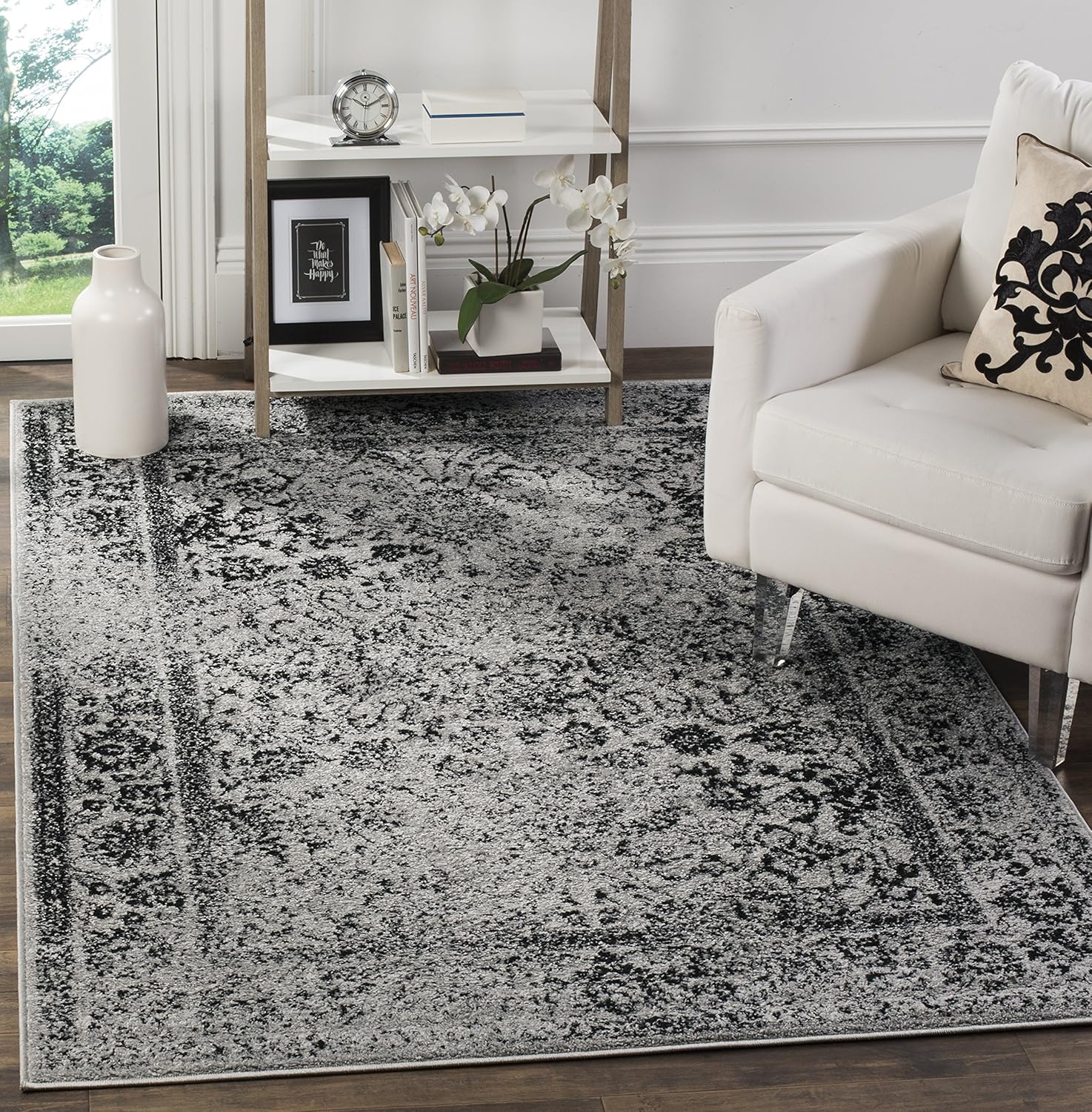 Safavieh Adirondack Collection ADR109B Grey/Black Vintage Oriental