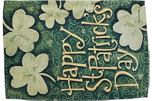 Carson Home Accents Garden Flag, Dancing Clovers