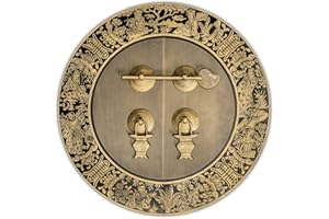 Hardware Philosophy Brass Blessings for Long Life Cabinet Face Plate Backplate Set 9.5"