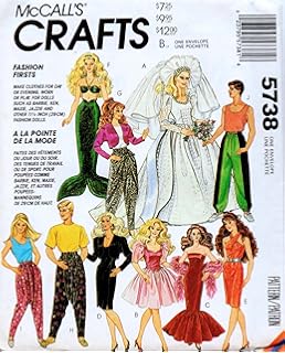 vintage barbie sewing patterns