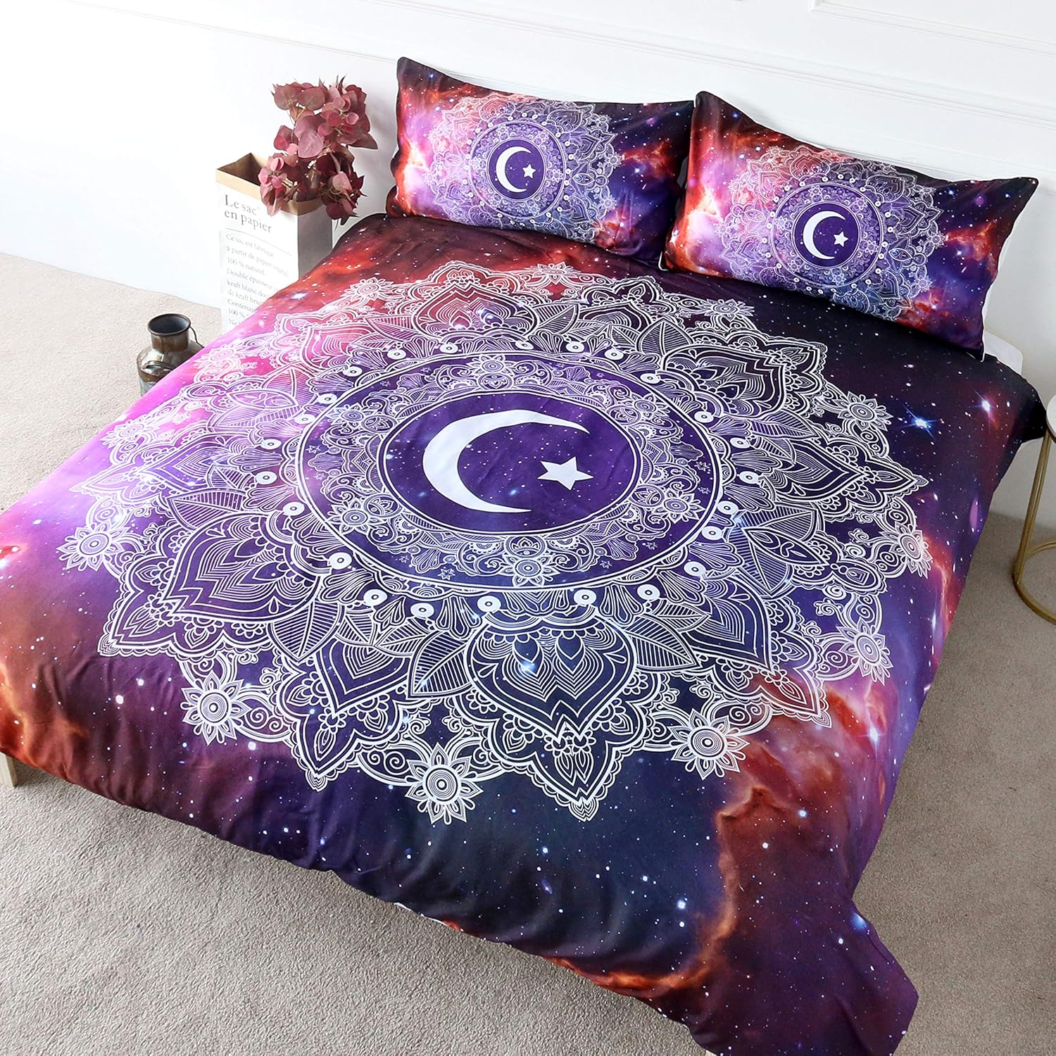 Best Carina Nebula Space Full Duvet Cover Galaxy Bedding