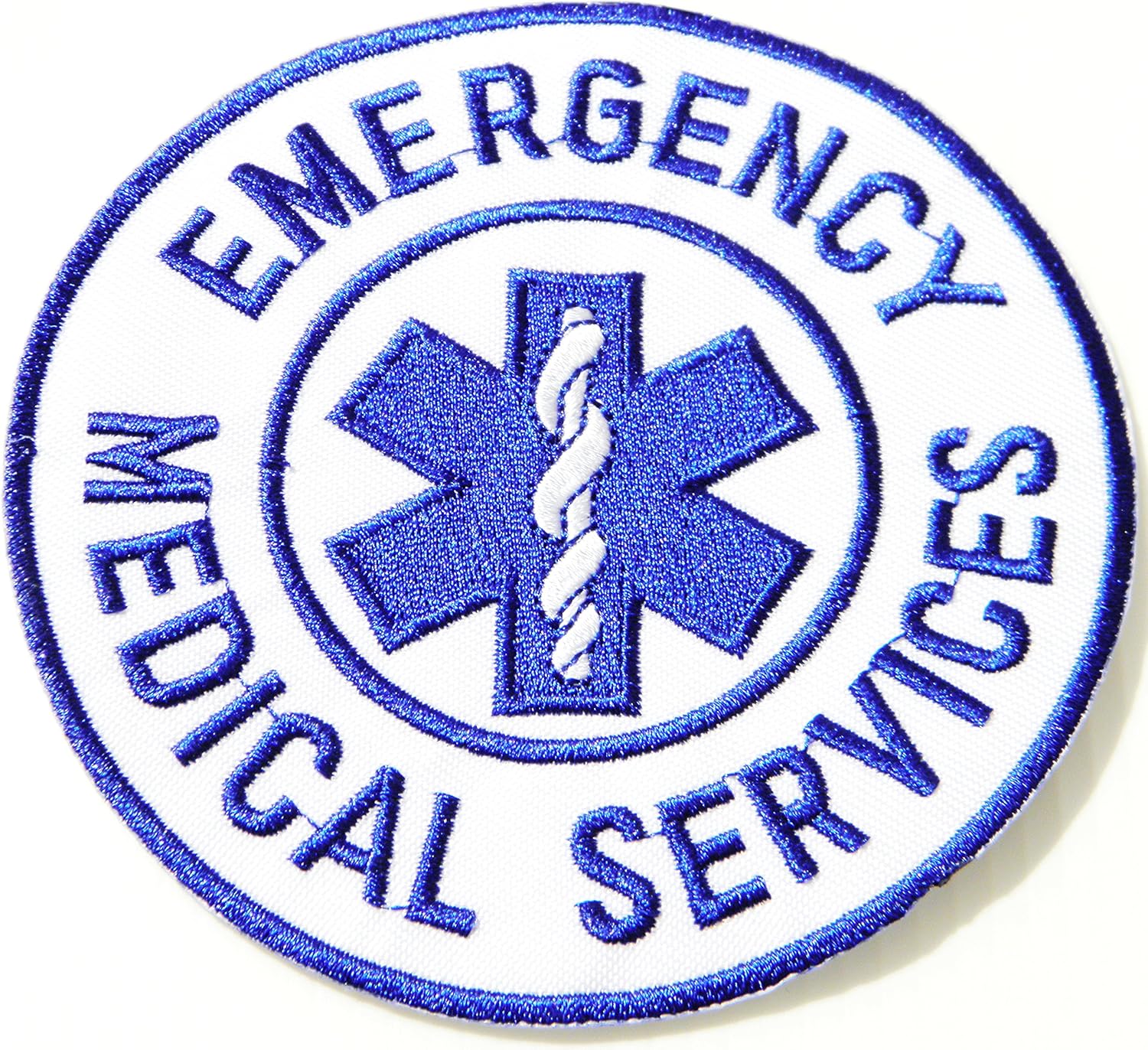 Amazon Com Emergency Medical Services Ems Ambulance Logo T Shirt Jacket Uniform Patch Sew Iron On Embroidered Sign Badge Costume Kitchen Dining