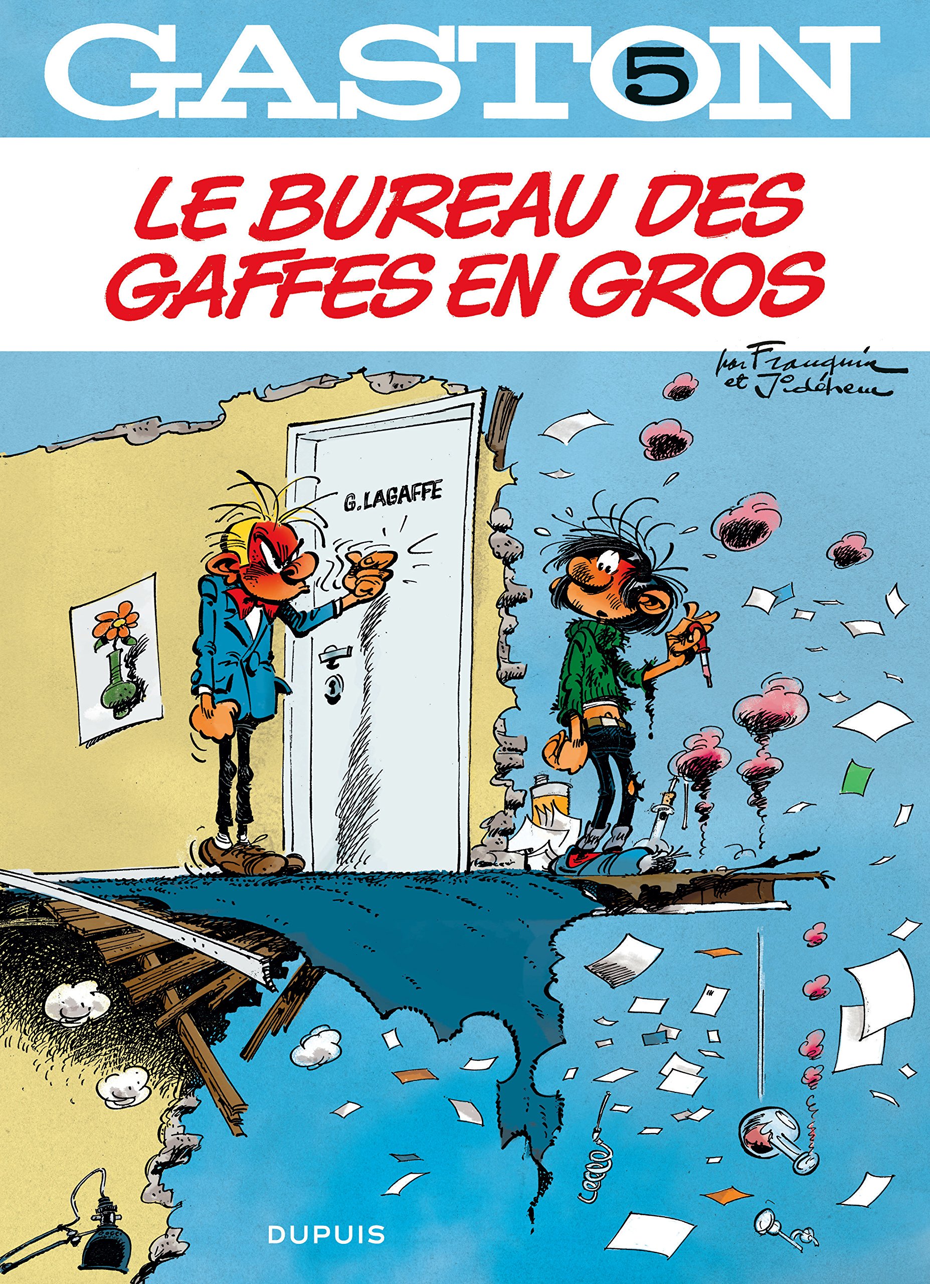 Gaston Lagaffe Le Bureau Des Gaffes En Gros Amazon De Franquin Andre Jidehem Fremdsprachige Bucher