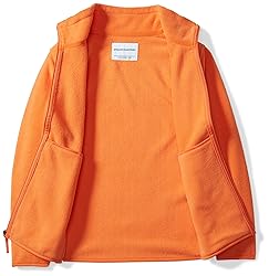 Amazon Essentials Boys' Polar Fleece Full-Zip Mock