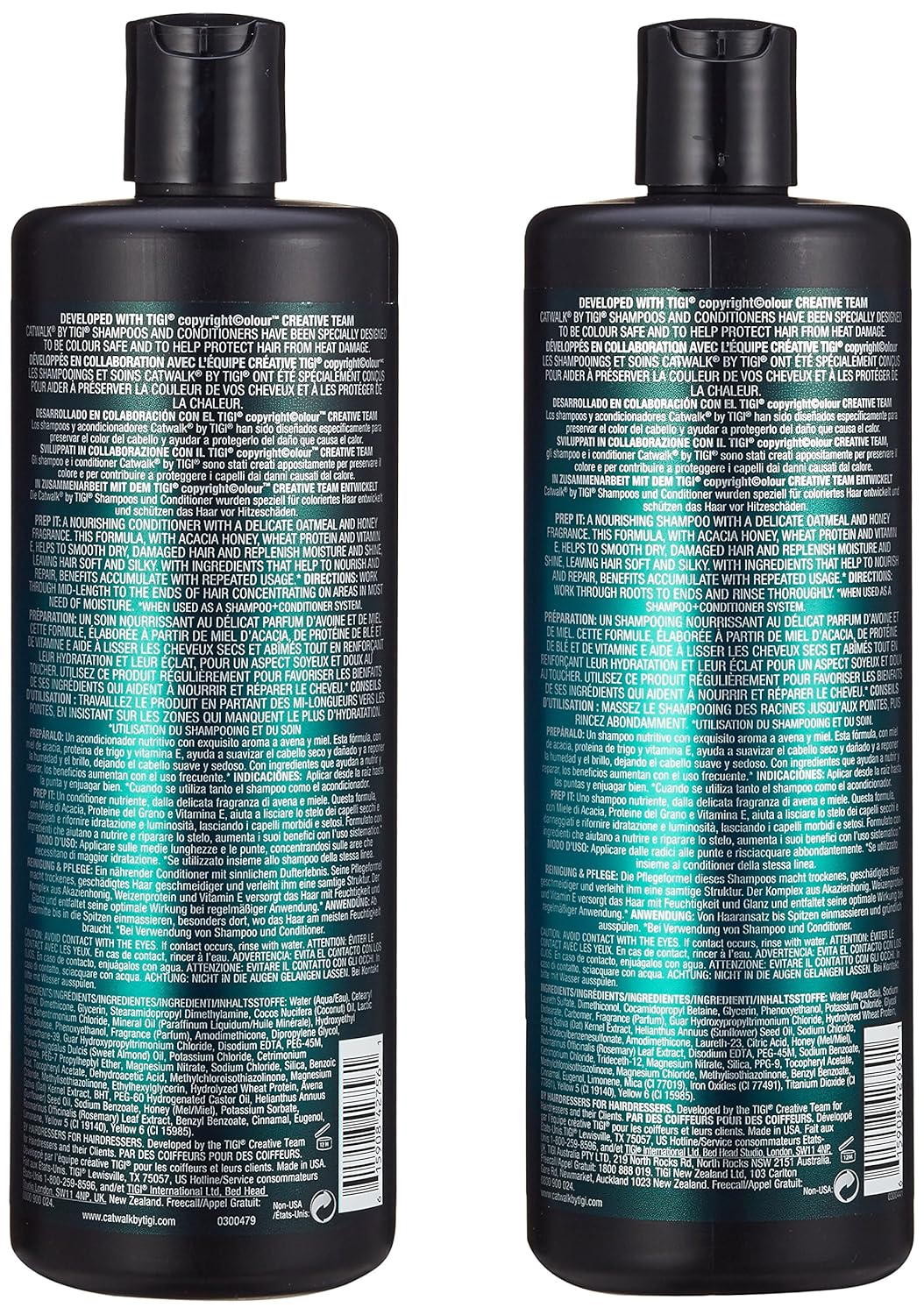 TIGI Catwalk Oatmeal & Honey Shampoo and Conditioner Tween