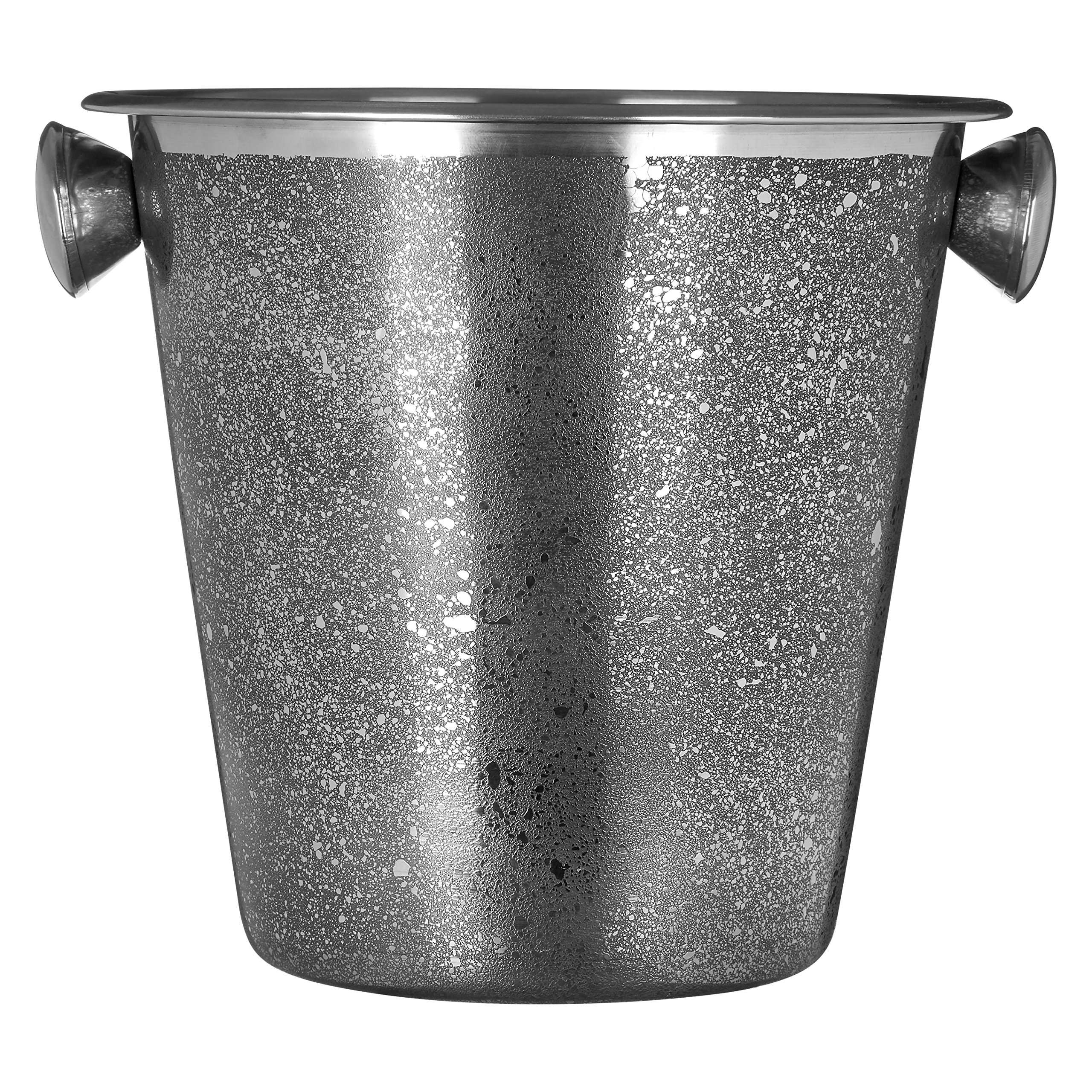 Premier Housewares Wine Bucket, Stainless Steel, Silver, 21 x 25 x 25 cm