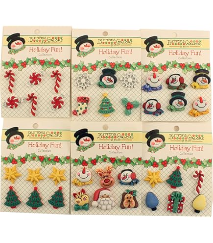 Boutons Noël - Red Poinsettias - Poinsettias Rouge