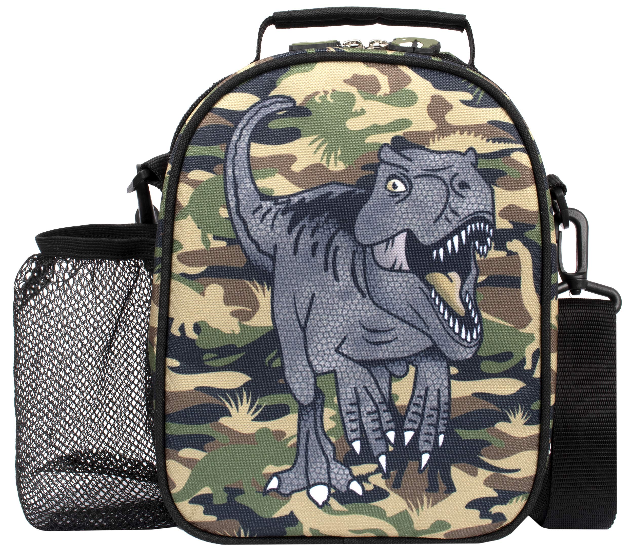 Fringoo Dinosaur Lunch Box - Thermal Insulated Kids Lunch Bag - Cool Dinosaur Gift