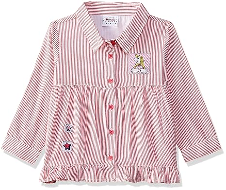 Baby Girls Striped Regular Fit Shirt
