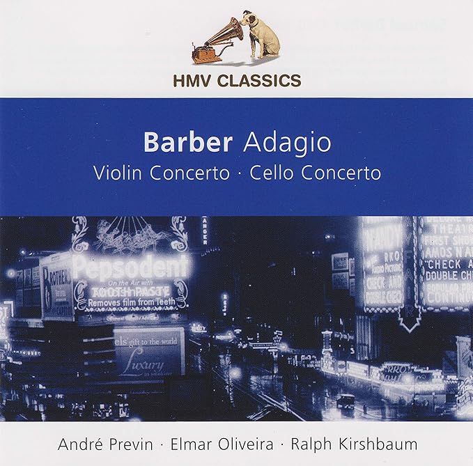Barber Adagio Violin Concerto Cello Concerto Agnus Dei by Samuel