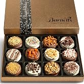 Barnetts Happy Birthday 12 Chocolate Cookies Basket Gourmet Treats | Gifts for Women, For Mom, Wife, Aunt, Grandma, Niece, Daughter, Sister, Best Friend, Prime