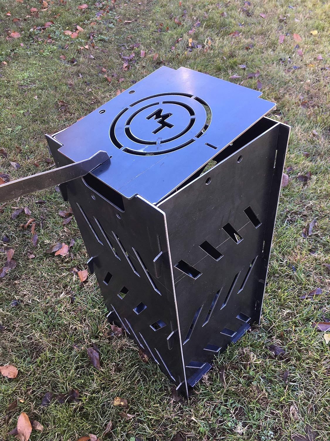 Steel Shooting Targets 12”x24” Portable Burn Cage Box