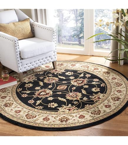 Safavieh Teppichläufer – Traditionelles Orientalisches Design, Schwarz/elfarben, 70x180 Cm