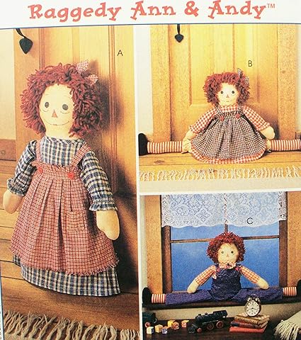 amazon raggedy ann and andy dolls