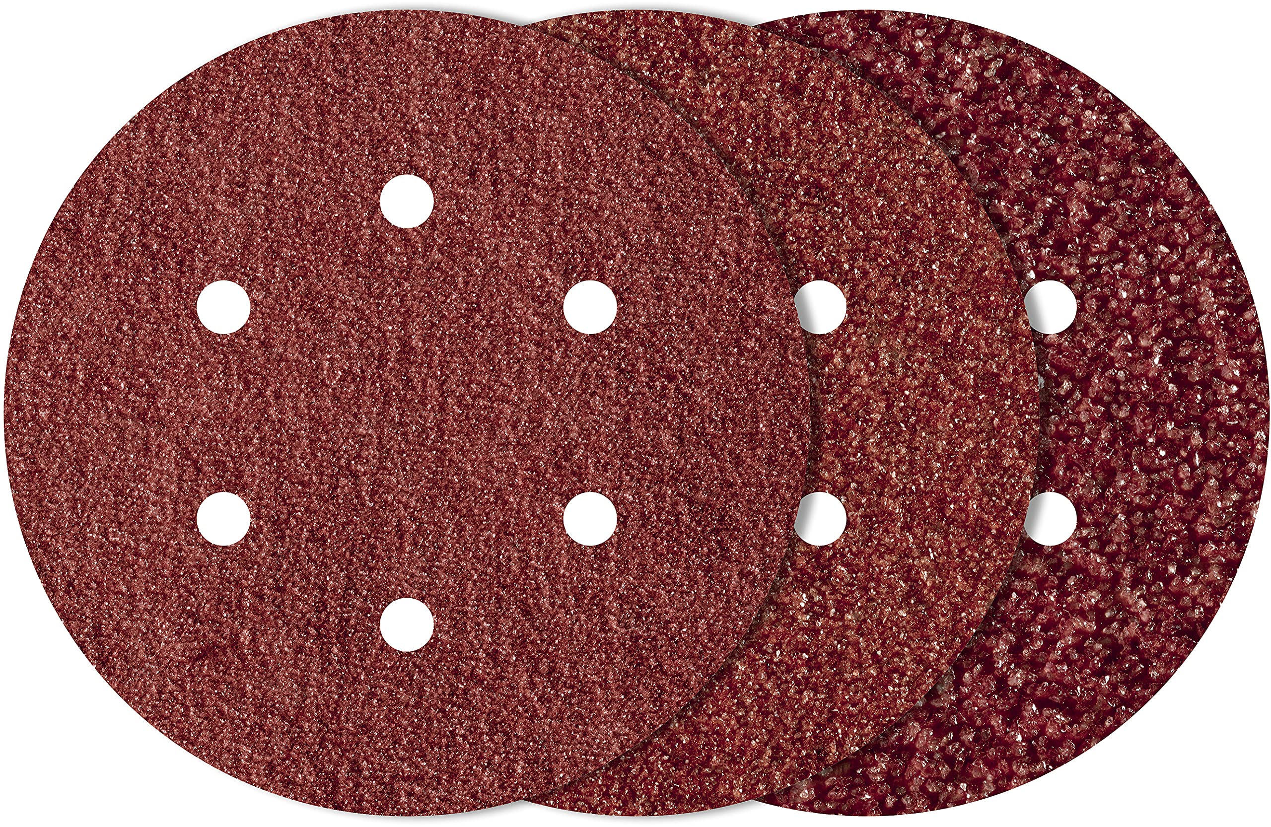 wolfcraft Easy-fix sanding disc set, 12 pcs., for wood/metal I 1838000