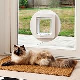 SureFlap Microchip Pet Door for Cats and Small Dogs Brown view 2