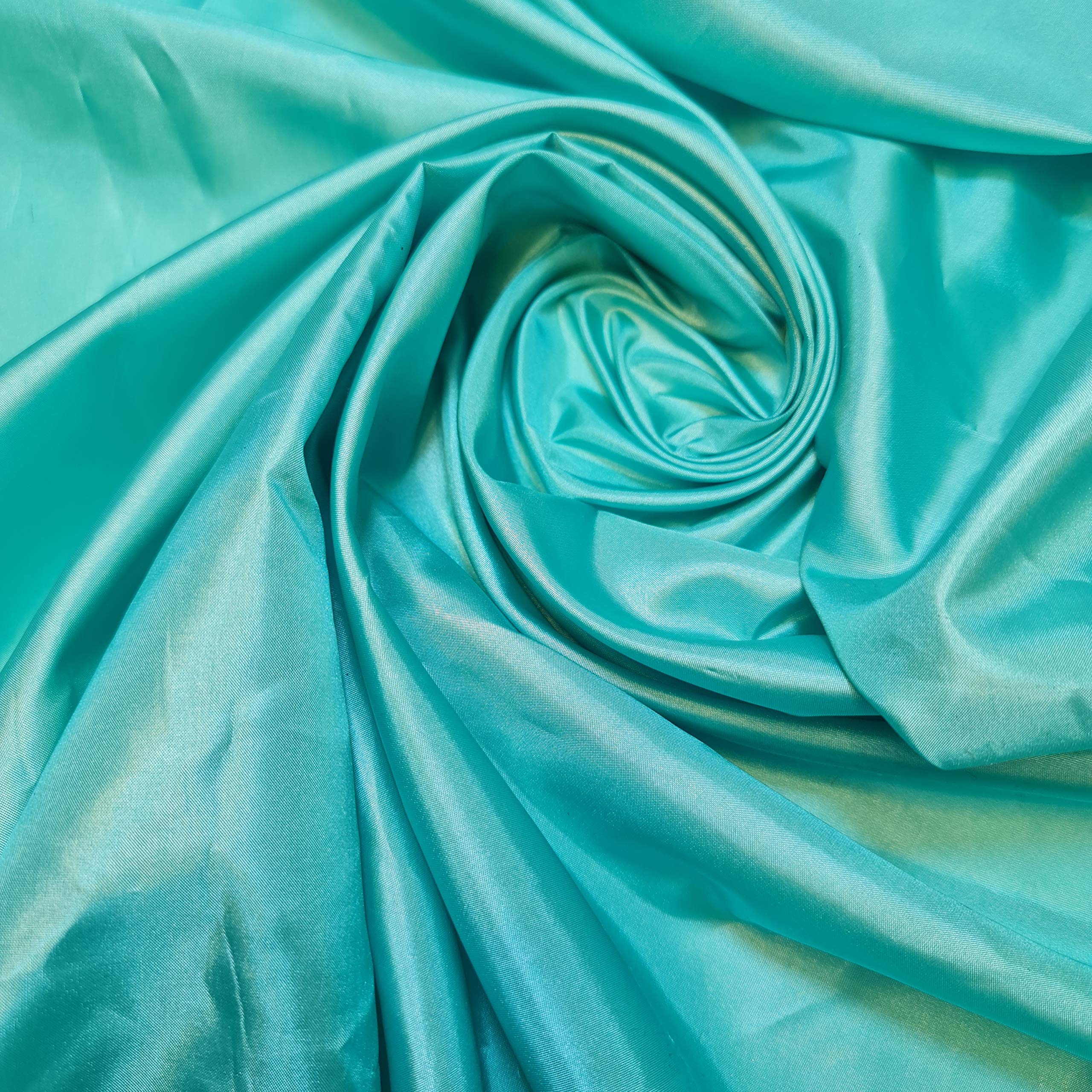 Habotai Dress Skirt Jacket Anti Static Lining Decor Fabric 150cm STH Available in 45 Colours (Aqua, 2 Meter)
