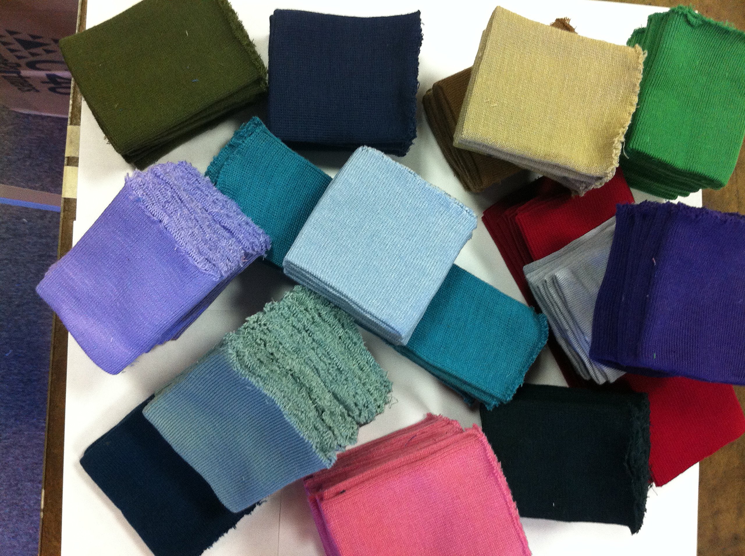 Knit/Knitted Cuff, Rib Knit Fabric Cuff Assorted Colors Material for