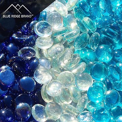 Amazon Com Blue Ridge Brand Trade Clear Aqua Blue Dark Blue