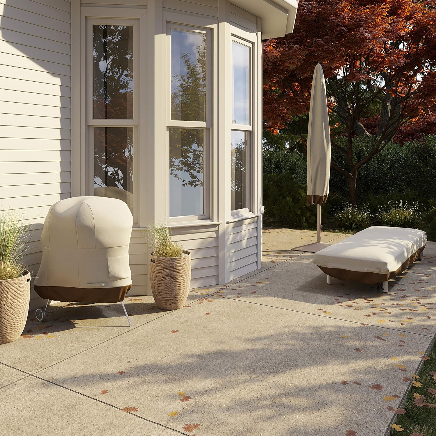 Basics Chaise Outdoor Patio Lounge Cover : Garden & Outdoor