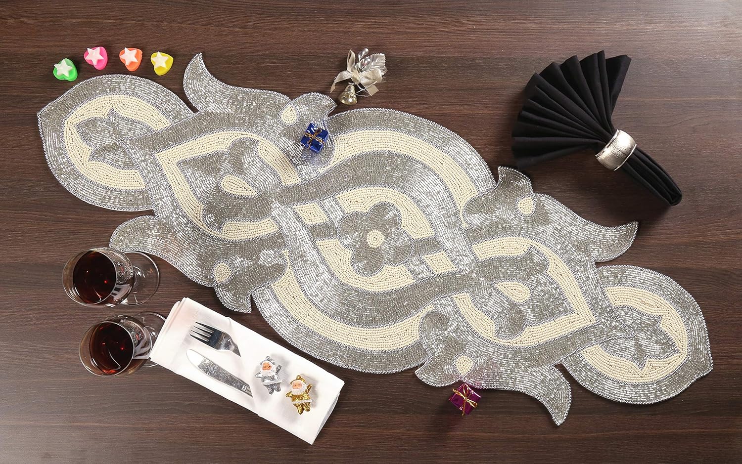 Best black table runner 36 inch