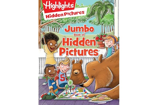 Jumbo Book of Hidden Pictures: Jumbo Activity Book, 200+ Seek-and-Find Puzzles, Classic Black and White Hidden Pictures Puzzle