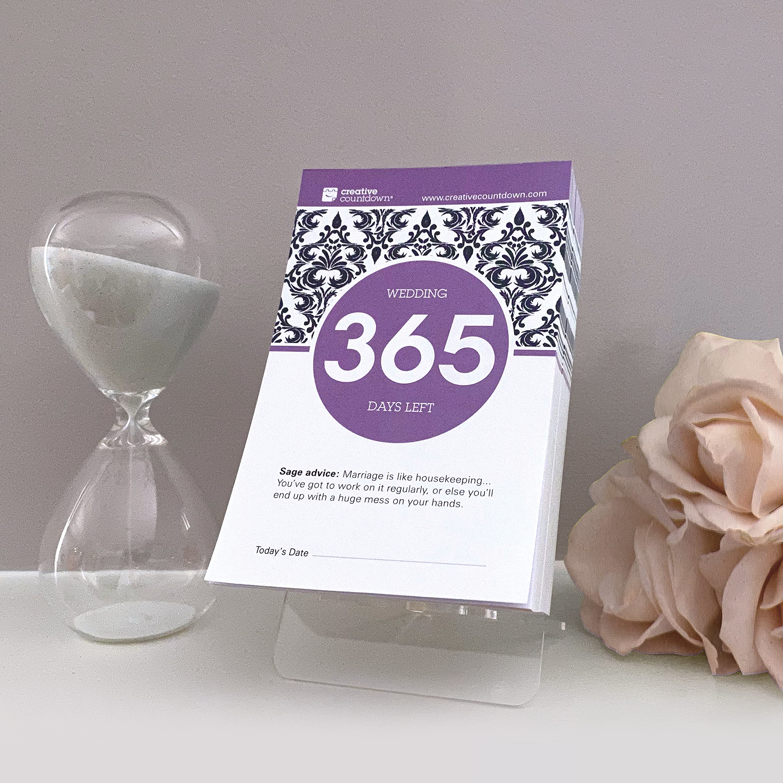 Aazon.co : 1 Year (365 Days) Wedding Count Down Calendar - 5.75"x3.75