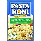Amazon.com : Pasta Roni, Angel Hair Pasta with Herbs, 4.8 Oz : Grocery ...
