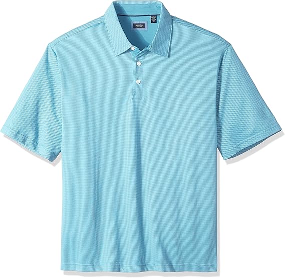 Arrow Men's Big and Tall Short Sleeve Jacquard Polo Clothing