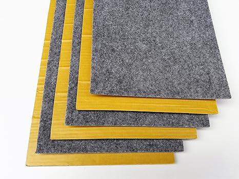 10 Stück Filzplatte 200x300mm (ähnlich DIN A4) stark selbstklebend