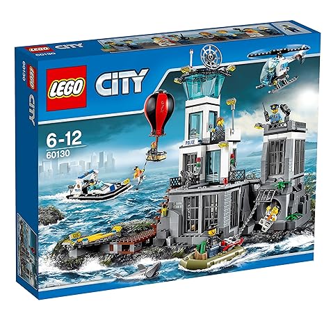 LEGO City 60130 - Polizeiquartier auf der Gefängnisinsel Bausteinspielzeug