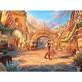 Ceaco 750 Piece Thomas Kinkade - Disney Dreams, Rapunzel in The Courtyard Jigsaw Puzzle, Kids and Adults