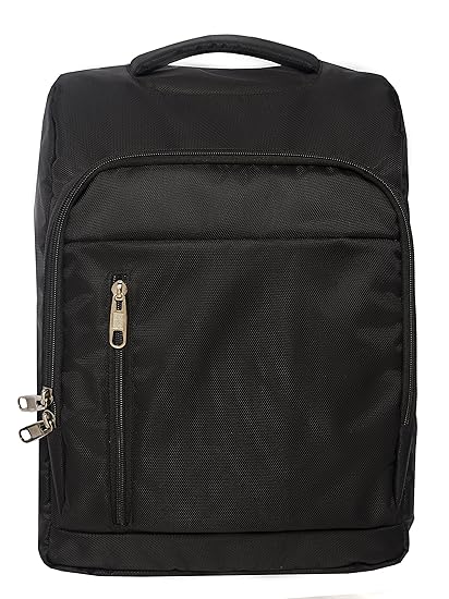 RESKA Polyester Casual Backpack (Black)